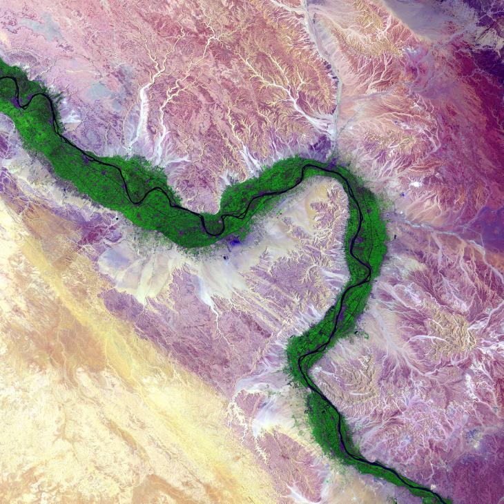 river valley satellite view